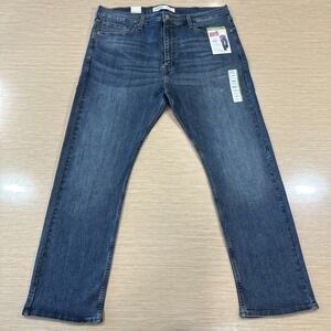 NWT Levis Signature Jeans Mens S51 Straight 40x30 Premium Super Flex Stretch See